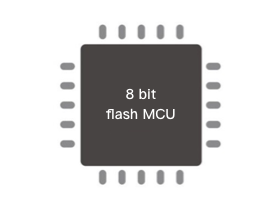 8 bit flash MCU